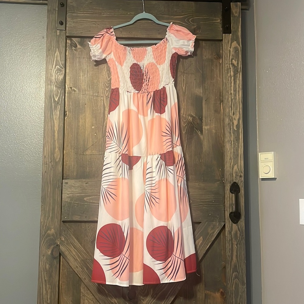 Tropical off shoulder Maxi Dress *BRAND NEW*